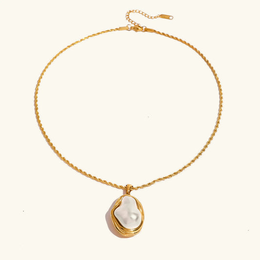 [Echo Fine]Carly Mother Of Pearl Pendant