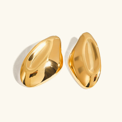 [Echo Fine]Zinnia Gold Earrings