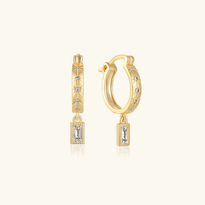 [Echo Fine]Cassidy Diamond Hoops