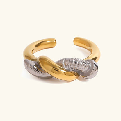 [Echo Fine]Trinity Twisted Nail Ring