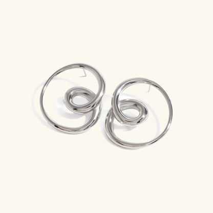 [Echo Fine]Angelique Golden Twist Earrings