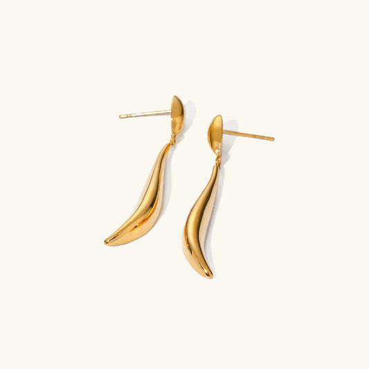 [Echo Fine]Aspen Gold Earrings