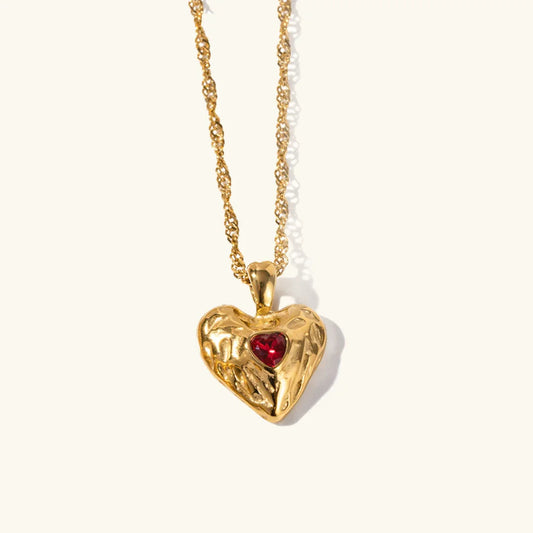[Echo Fine]Vesper Gold Heart Necklace