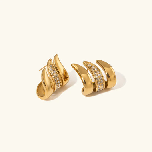 [Echo Fine]Charmaine Gold Earrings