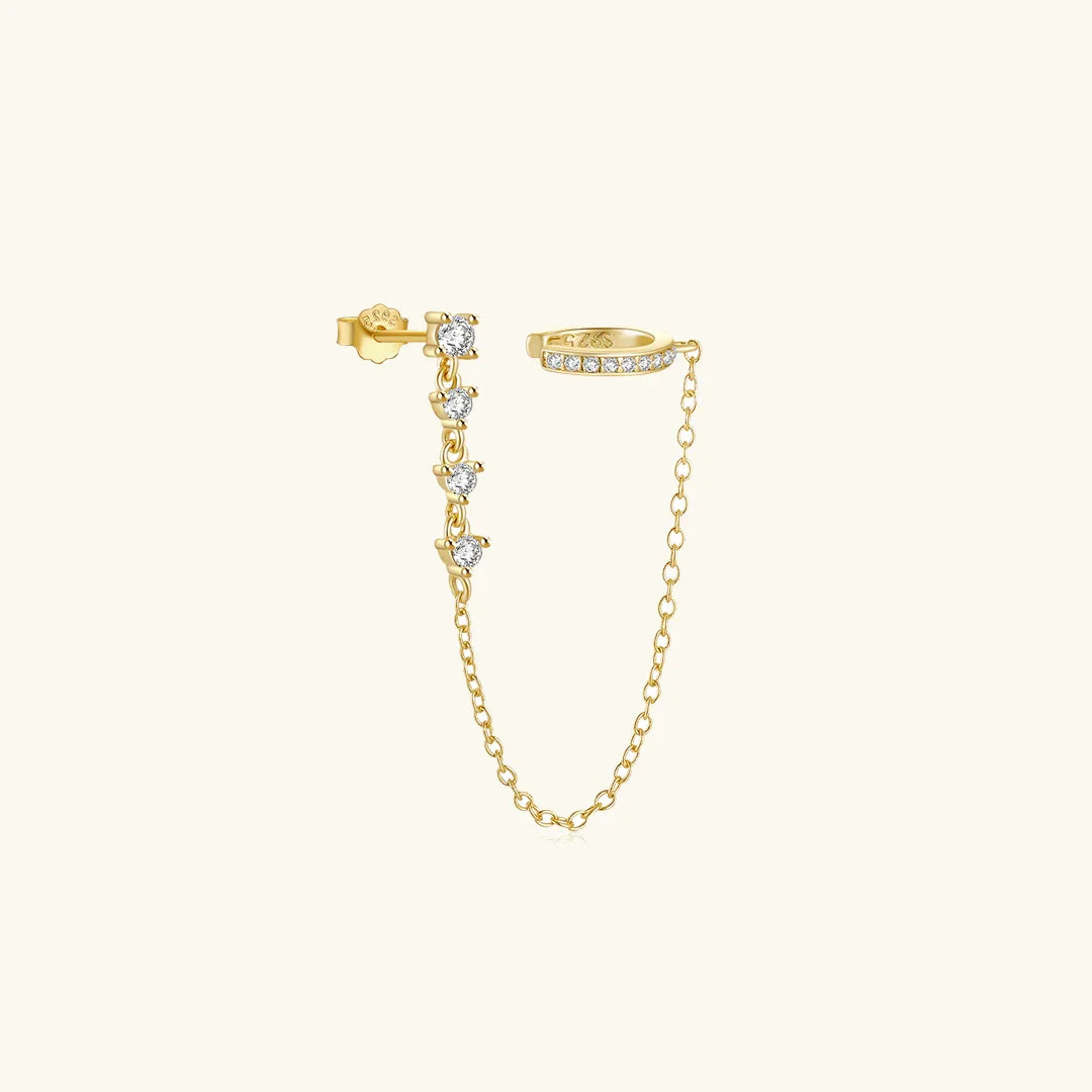 [Echo Fine]Audra Chain Cuff Earring