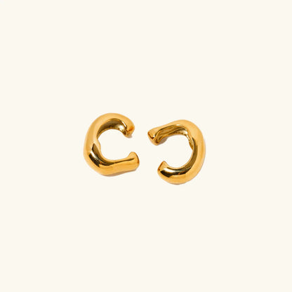 [Echo Fine]Fabienne Gold Ear Cuffs