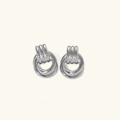[Echo Fine]Luna Layered Hoop Earrings