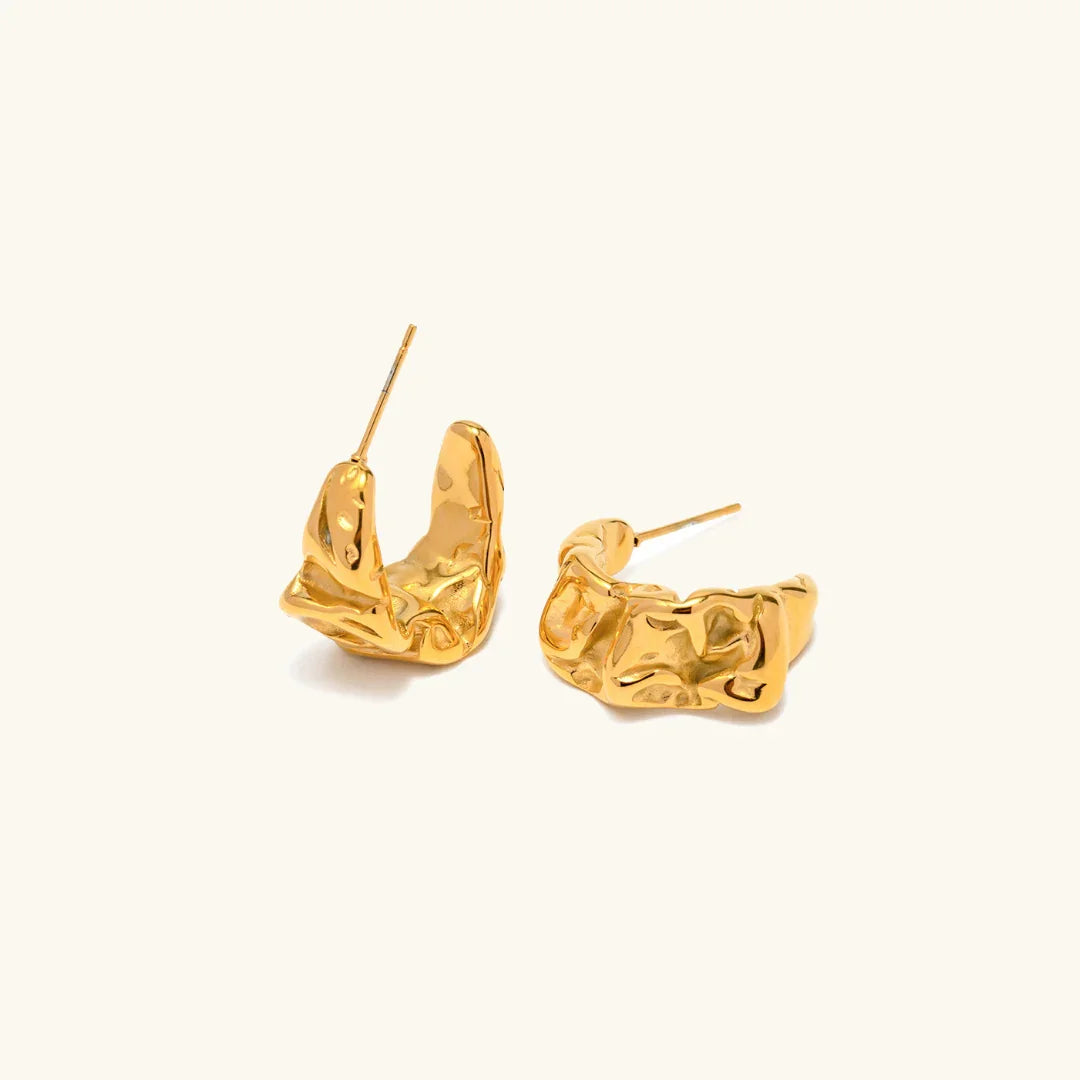 [Echo Fine]Ashley Gold Earrings
