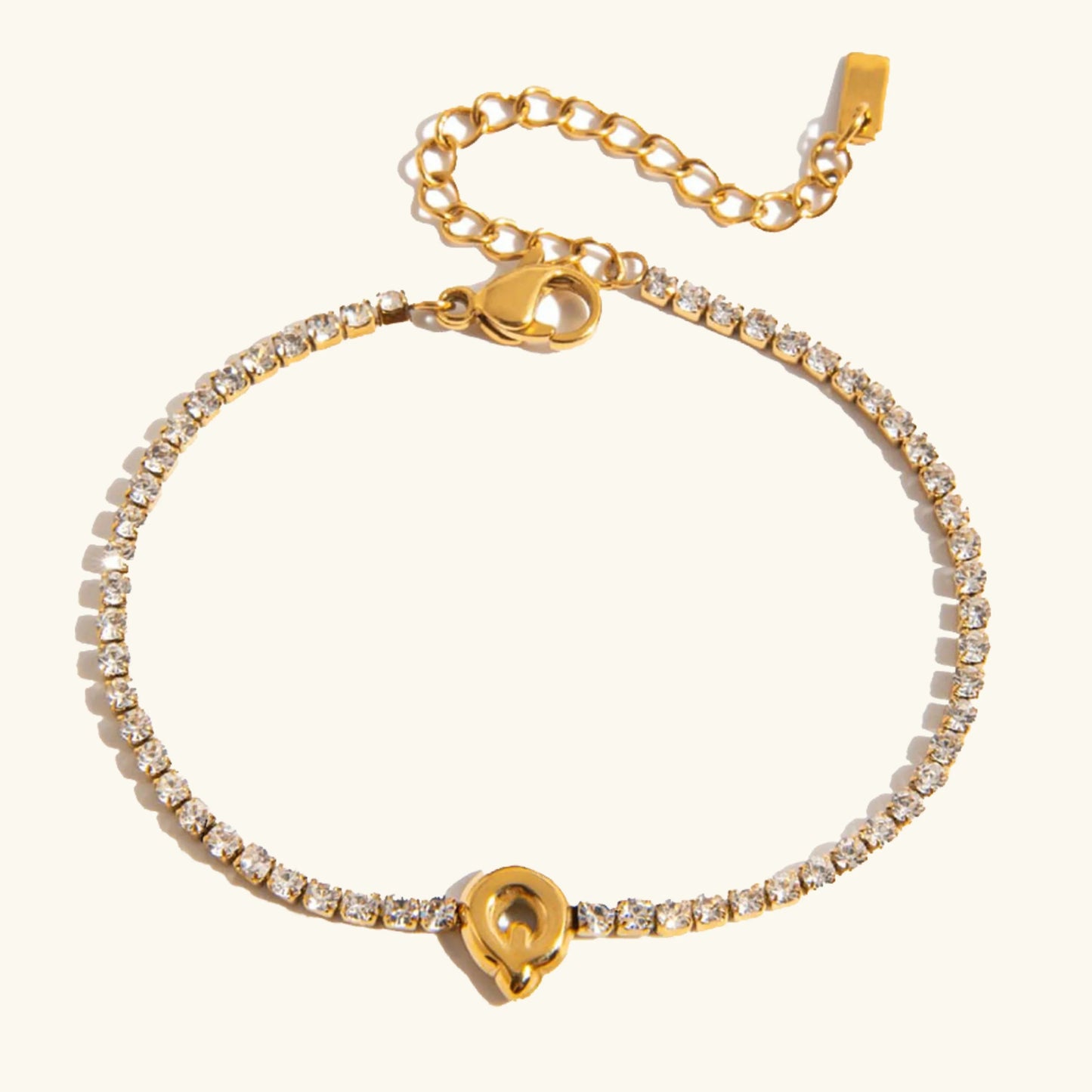 [Echo Fine]Avaria Bubble Letter Tennis Bracelet