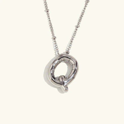 [Echo Fine]Balloon Gold Initial Necklace