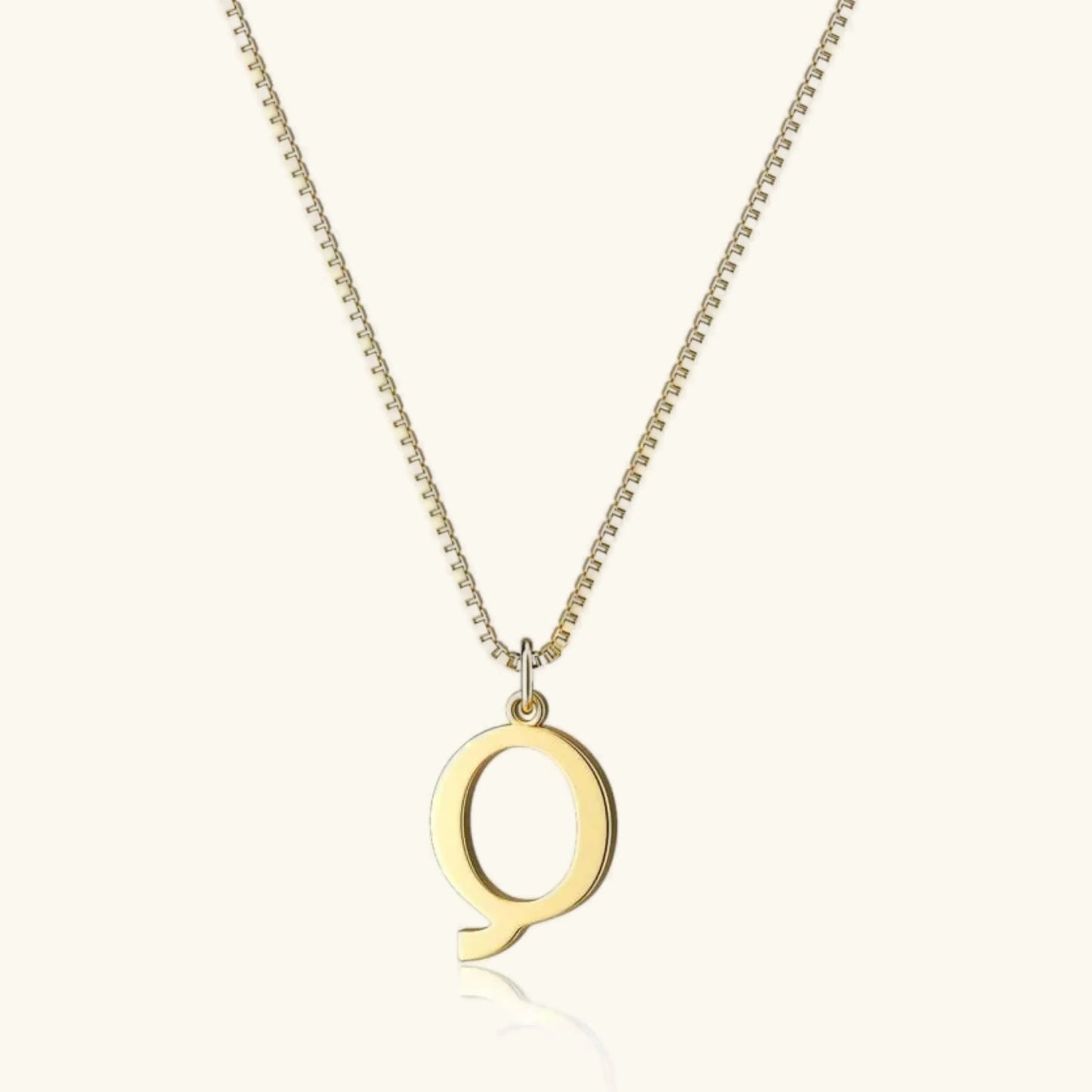 [Echo Fine]Therese Letter Initial Gold Necklace