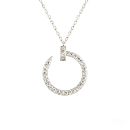 [ECHO ]JUSTE NECKLACE SILVER DIAMONDS