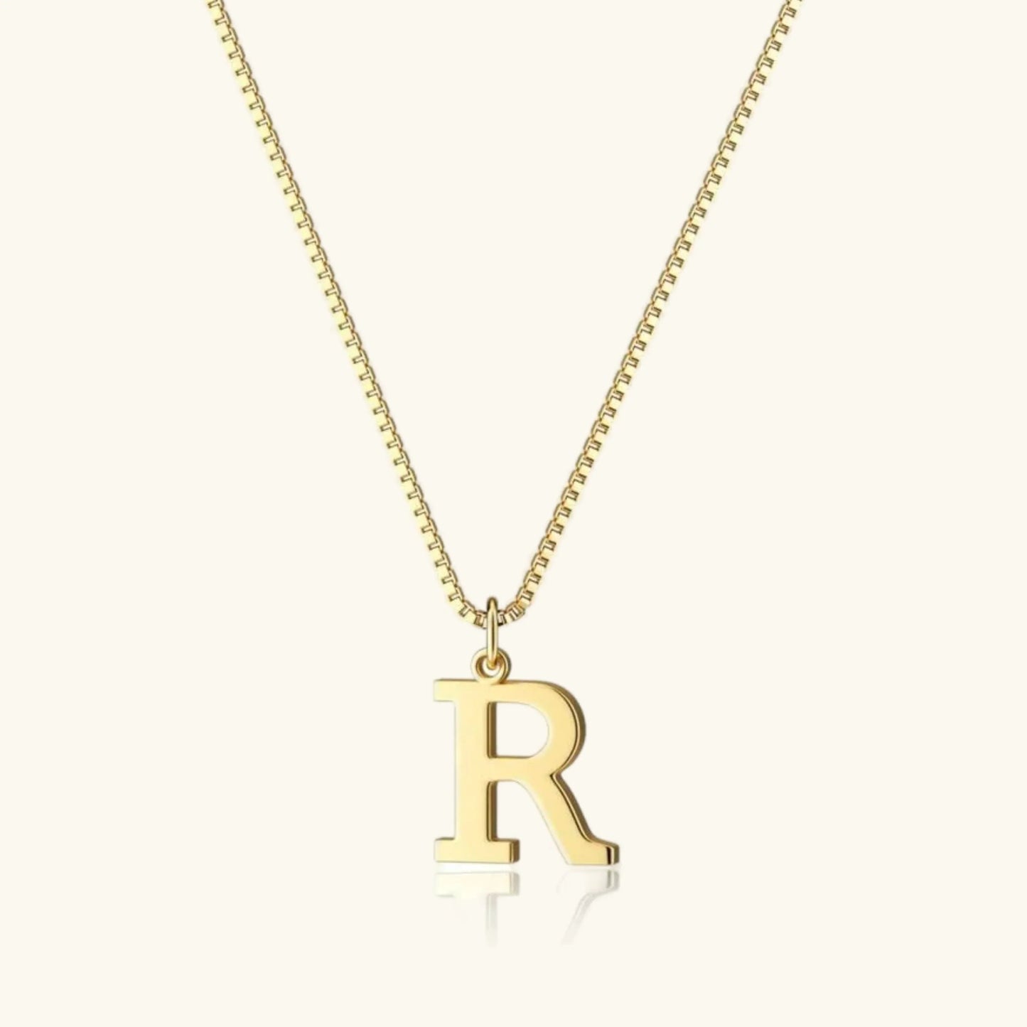 [Echo Fine]Therese Letter Initial Gold Necklace