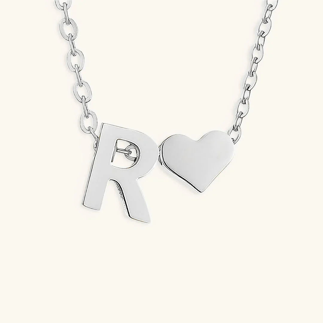[Echo Fine]Ria Initial Letter Gold Necklace