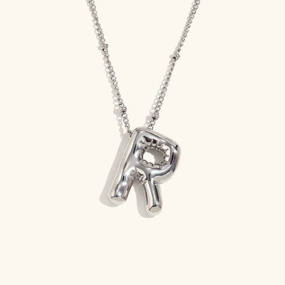 [Echo Fine]Balloon Gold Initial Necklace