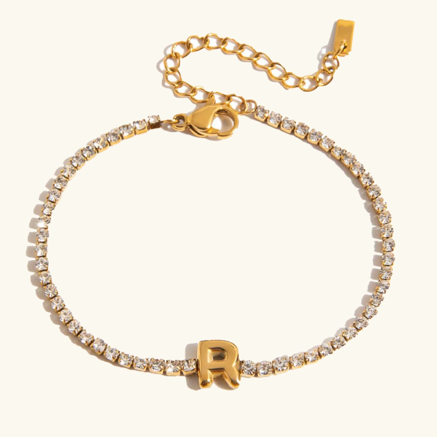 [Echo Fine]Avaria Bubble Letter Tennis Bracelet
