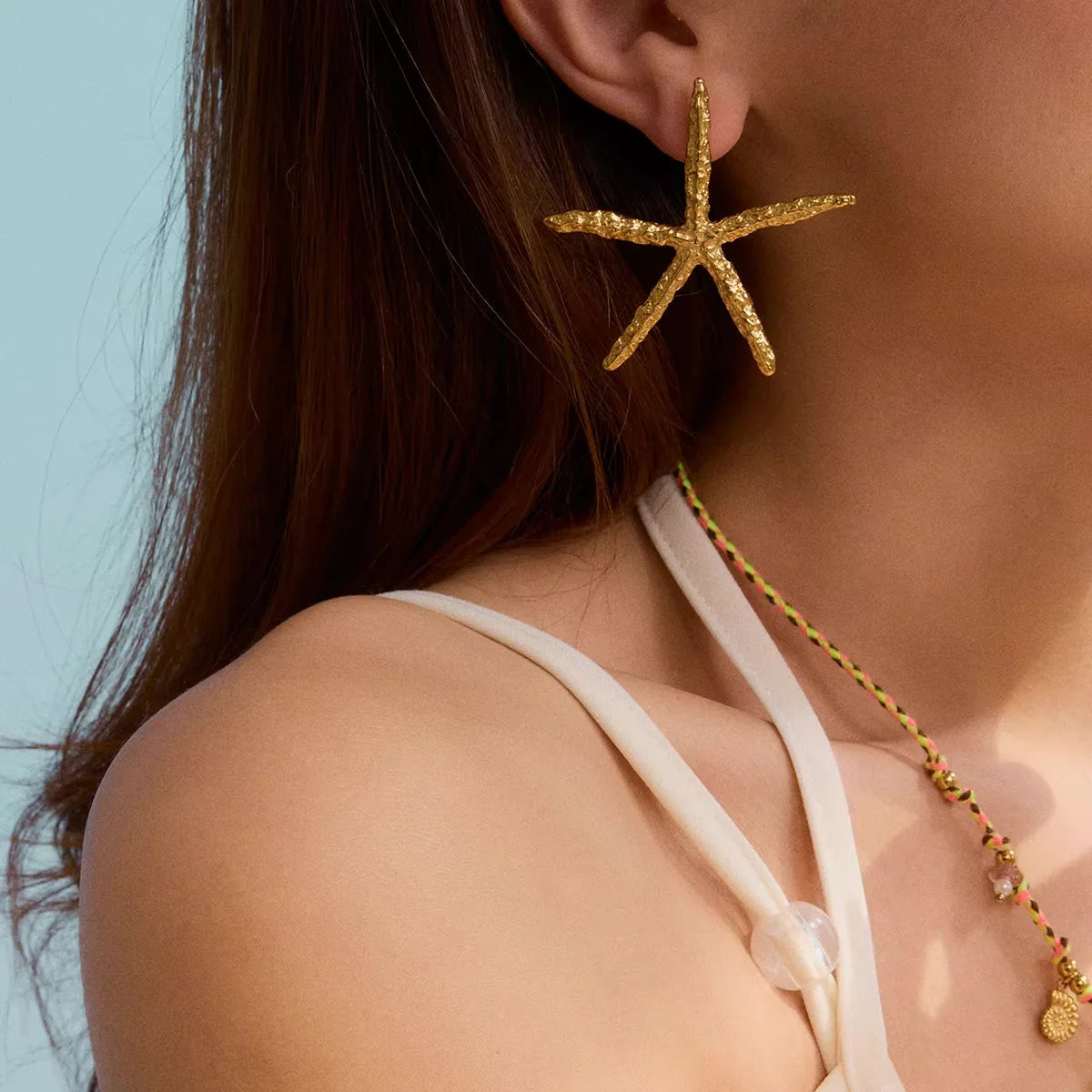 [Echo Fine]Claudia Gold Starfish Earrings