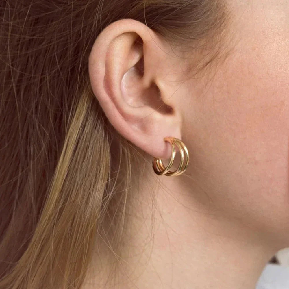 [Echo Fine]Cradle Gold Earrings
