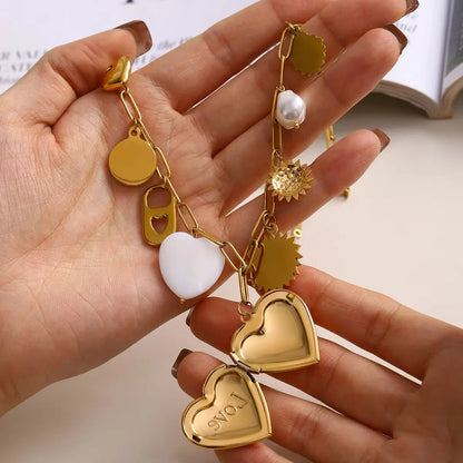 [Echo Fine]Lianne Gold Heart Locket