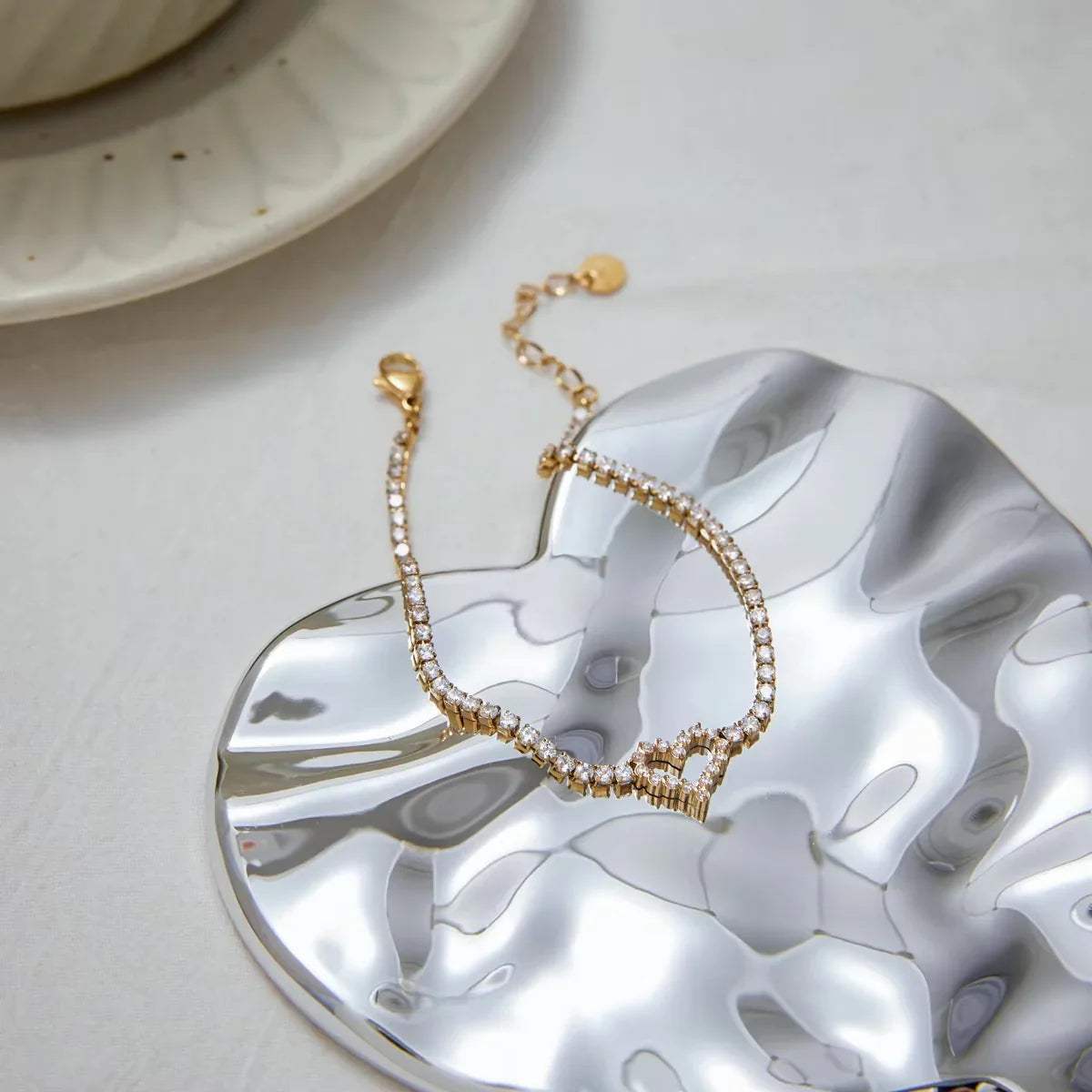 [Echo Fine]Patrice Diamond Heart Bracelet