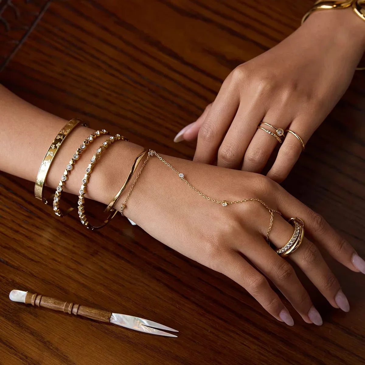 [Echo Fine]Cressida Diamond Hand Chain