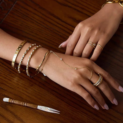 [Echo Fine]Cressida Diamond Hand Chain