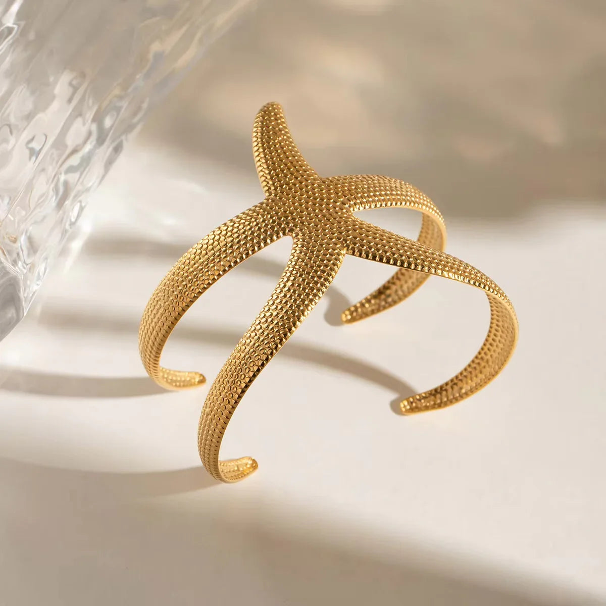 [Echo Fine]Annika Gold Starfish Cuff