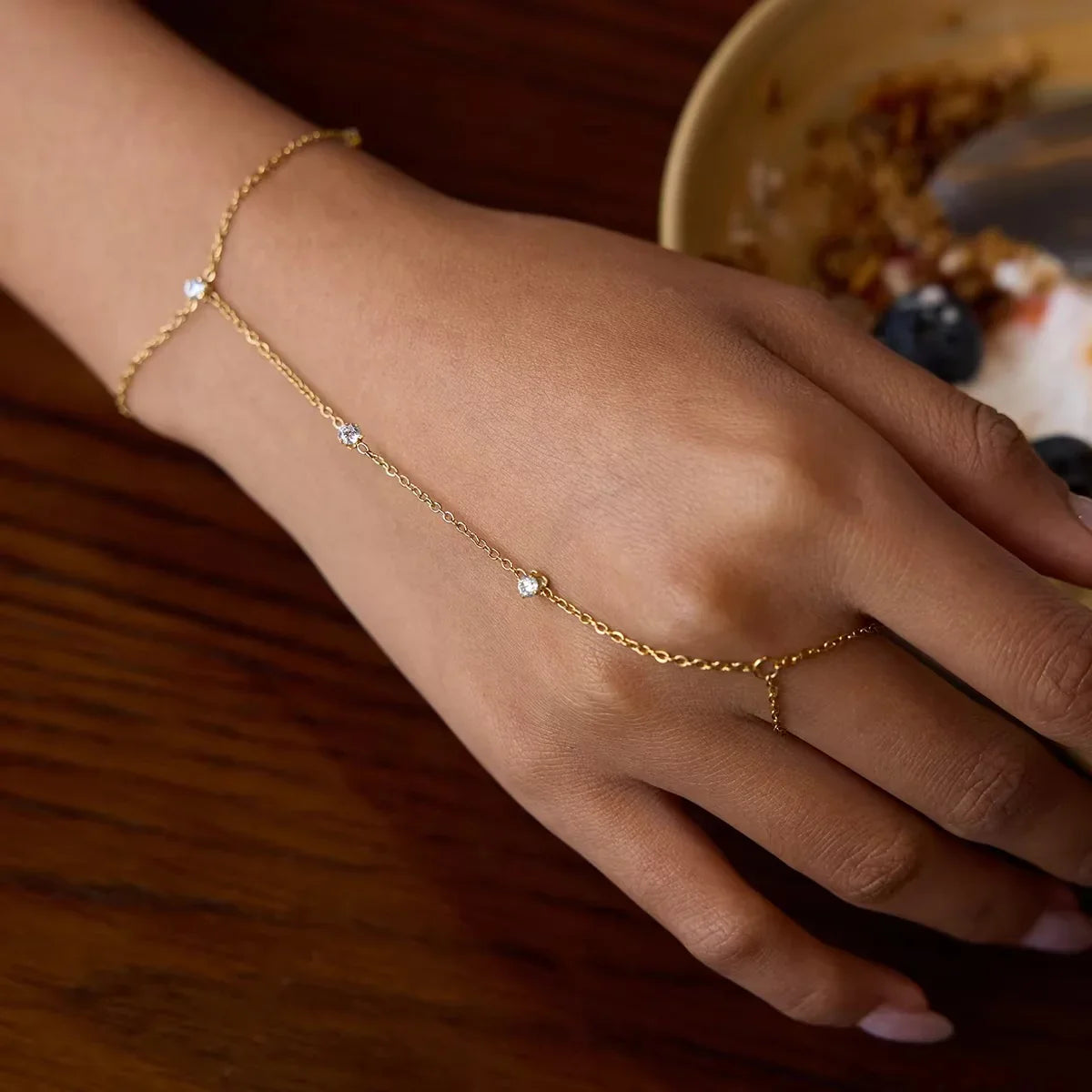 [Echo Fine]Cressida Diamond Hand Chain