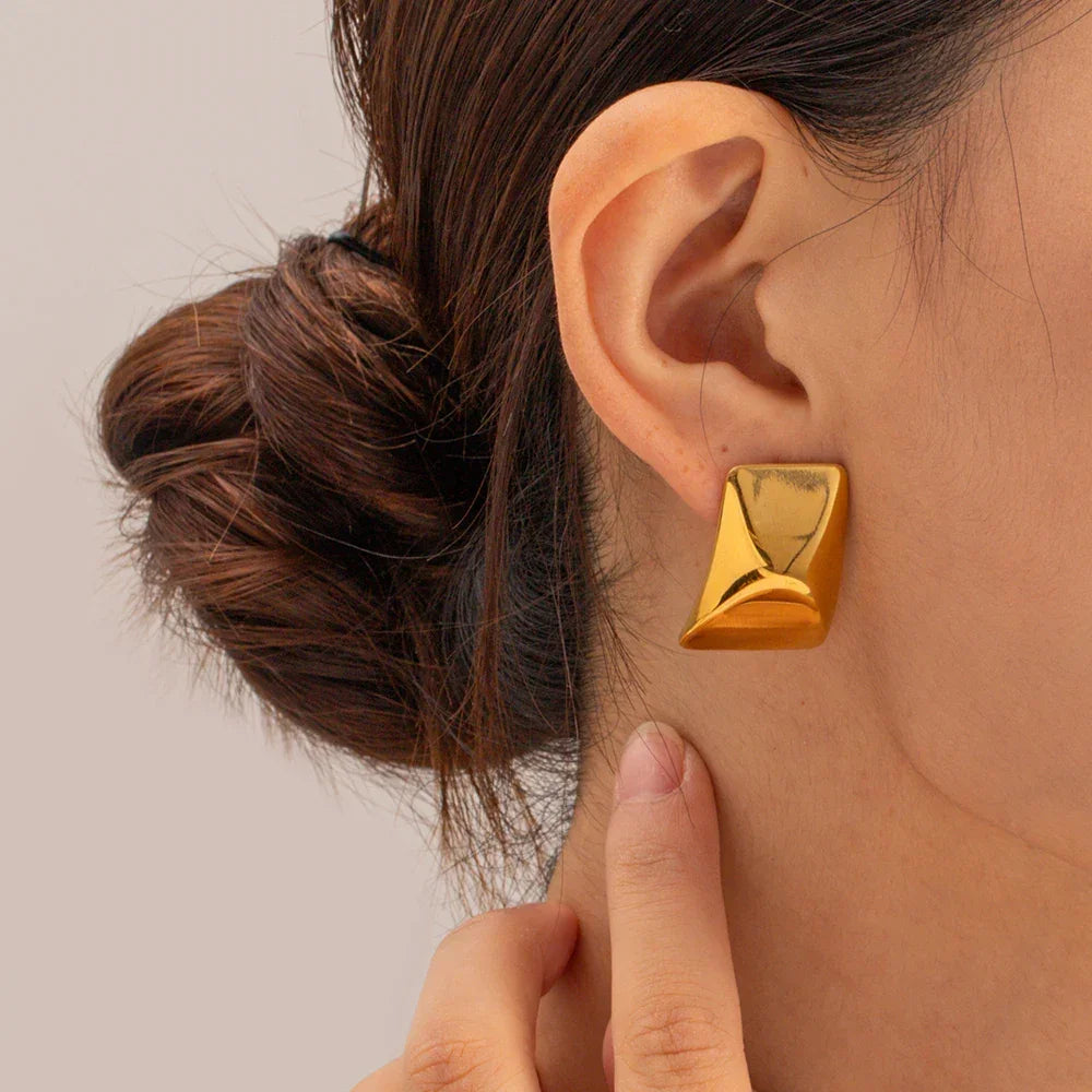 [Echo Fine]Elsie Gold Earrings