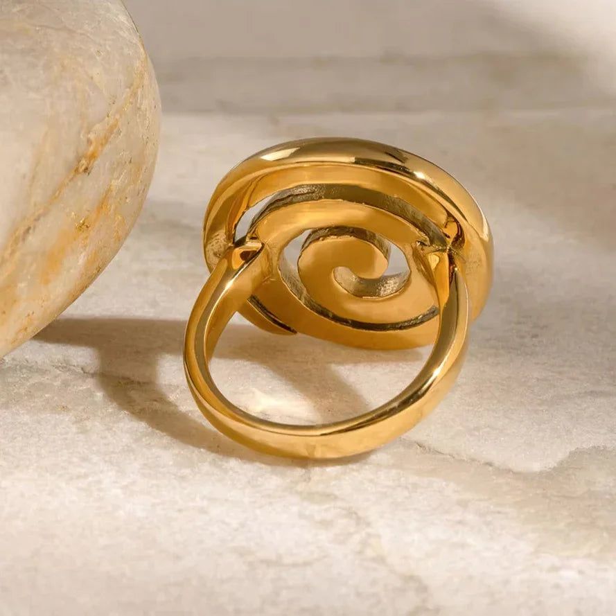 [Echo Fine]Christy Spiral Gold Ring