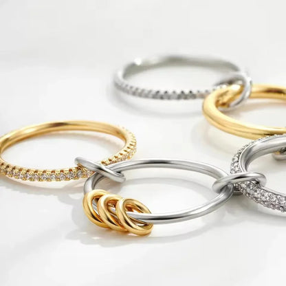 [Echo Fine]Collina Stacked Diamond Ring