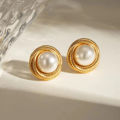 [Echo Fine]Aqua Freshwater Pearl Earrings