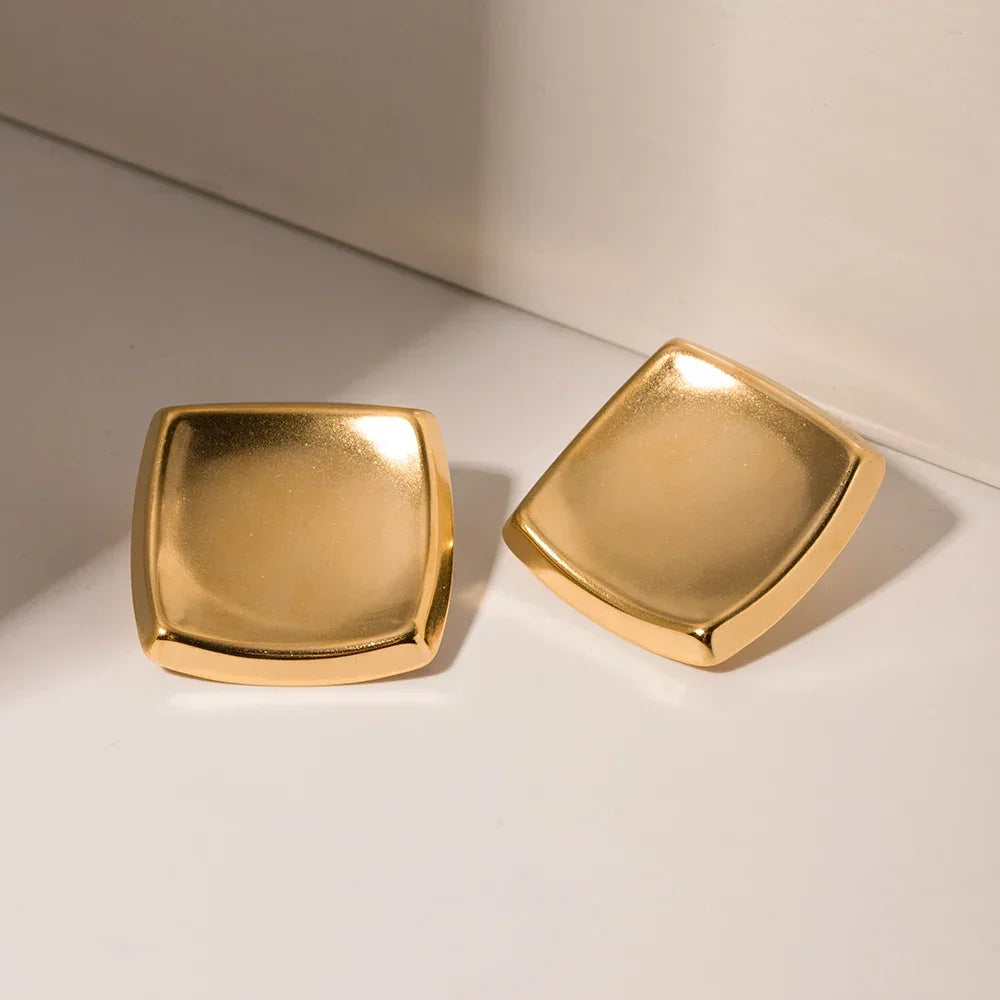 [Echo Fine]Poppy Gold Earrings
