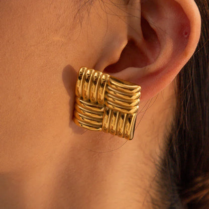 [Echo Fine]Cindy Gold Earrings