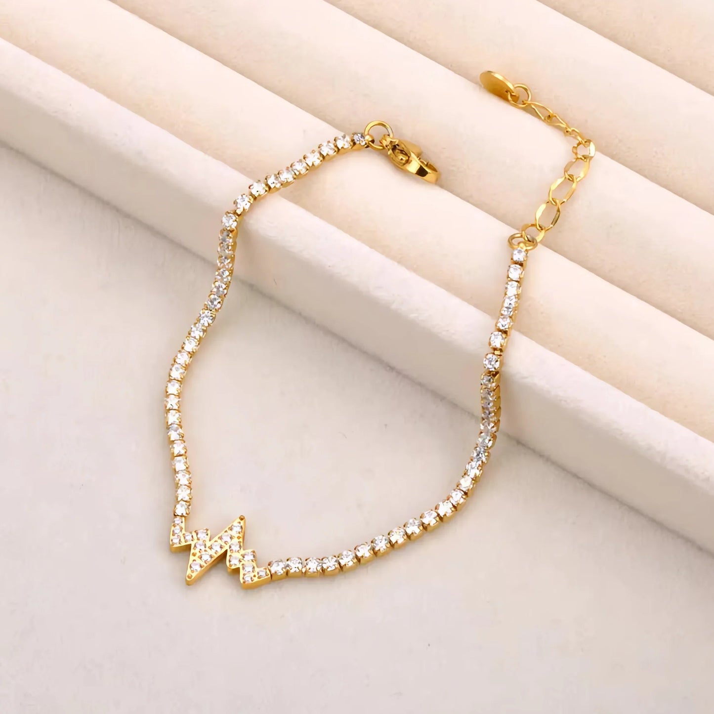 [Echo Fine]Annette Diamond Pulse Bracelet