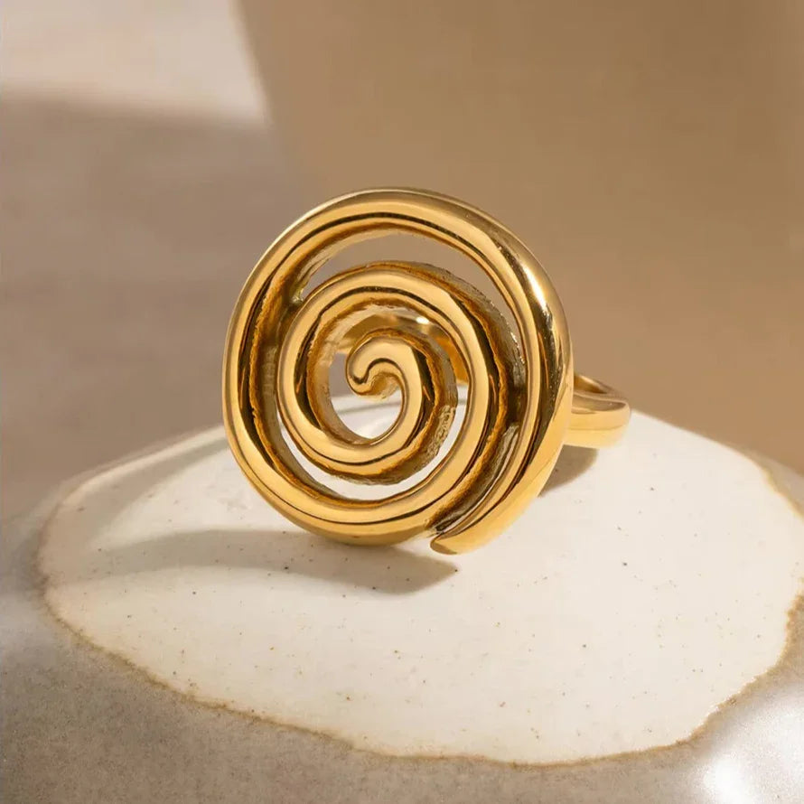 [Echo Fine]Christy Spiral Gold Ring