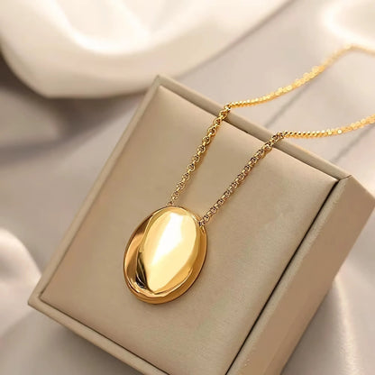 [Echo Fine]Claribel Gold Dome Necklace