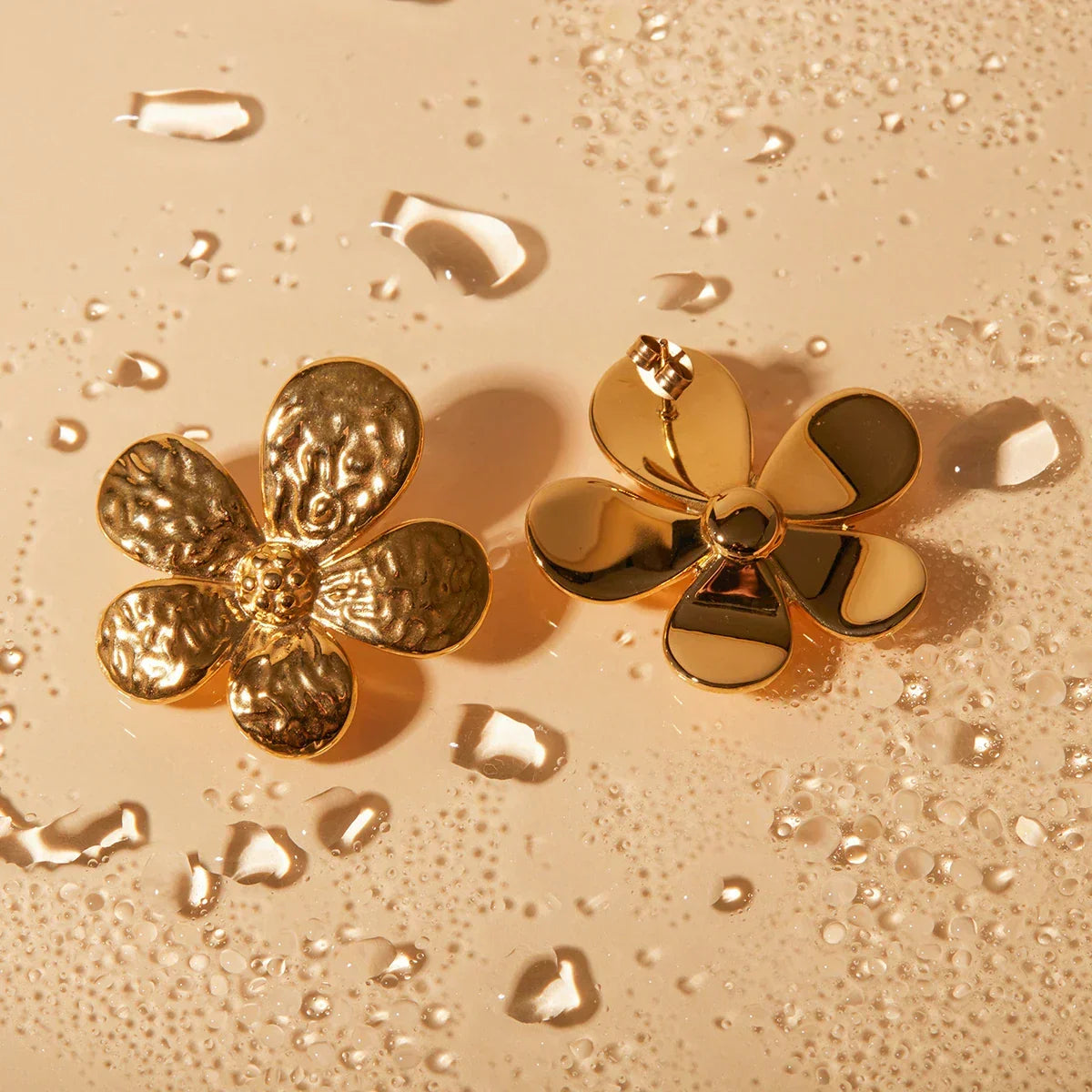 [Echo Fine]Daisy Gold Earrings