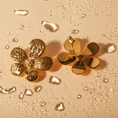 [Echo Fine]Daisy Gold Earrings