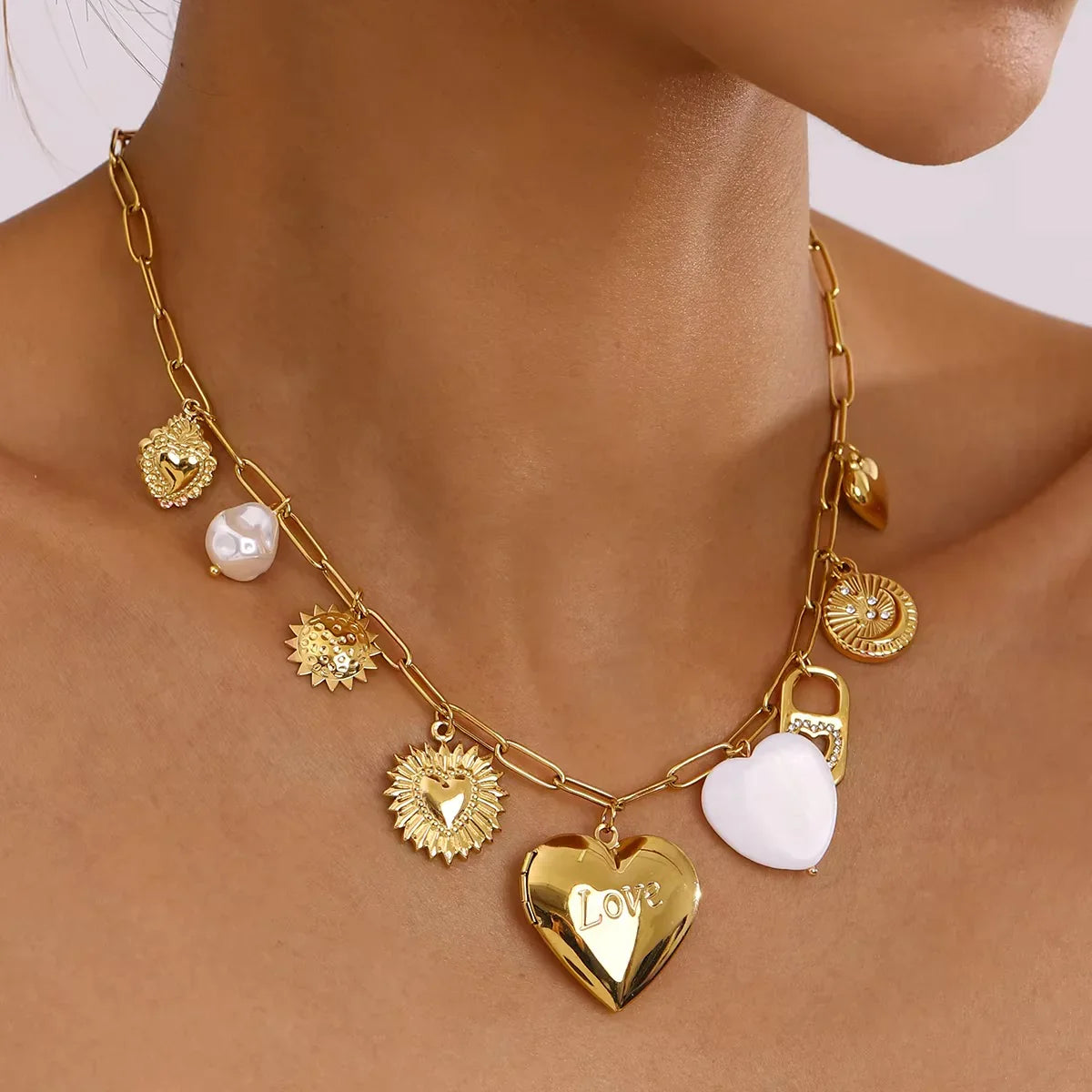 [Echo Fine]Lianne Gold Heart Locket