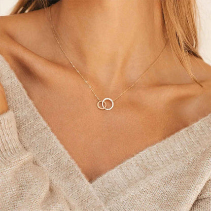 [Echo Fine]Isabelle Gold Hoop Necklace