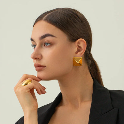 [Echo Fine]Barbara Gold Earrings