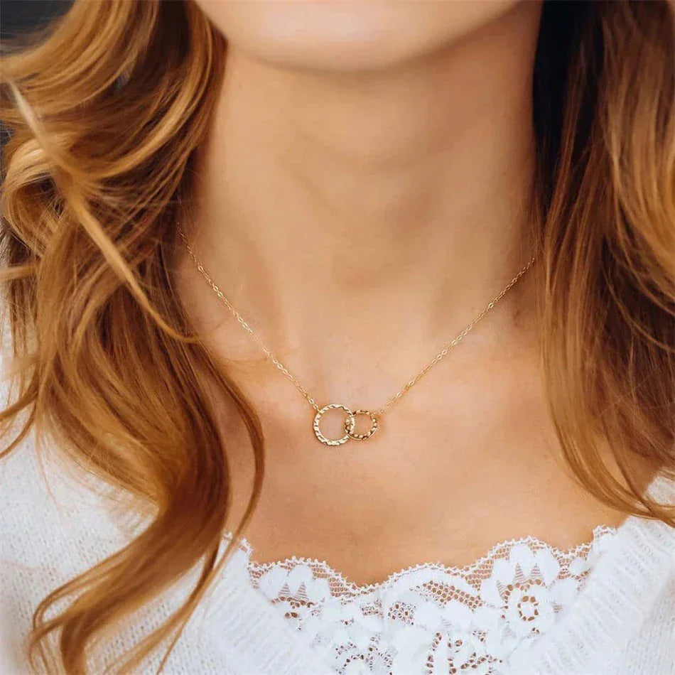 [Echo Fine]Isabelle Gold Hoop Necklace