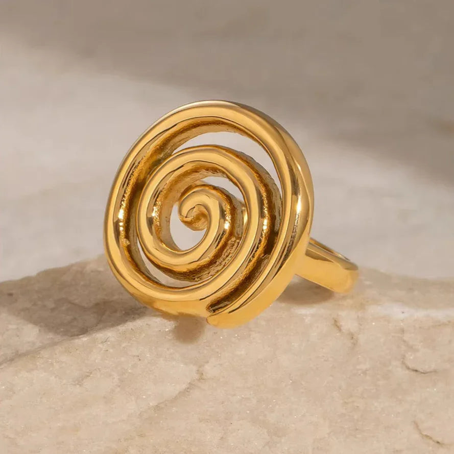 [Echo Fine]Christy Spiral Gold Ring