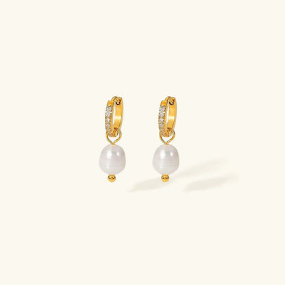 [Echo Fine]Sara Pearl Earrings