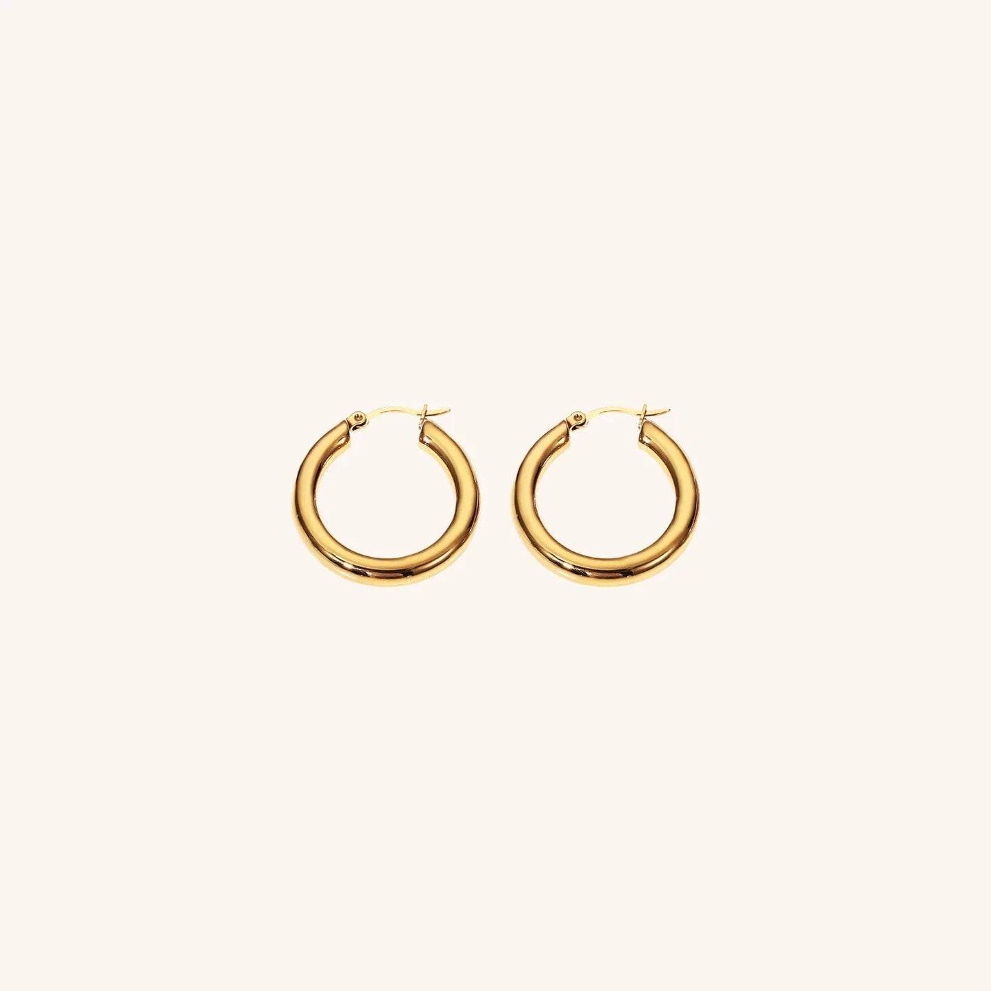 [Echo Fine]Wide Hoop Earrings