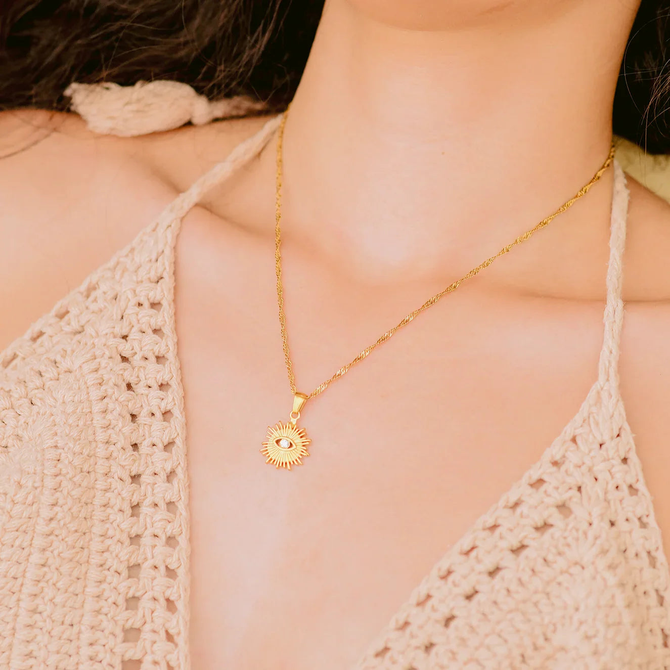 [Echo Fine]Solana Gold Necklace