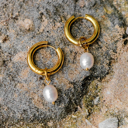 [Echo Fine]Stella Pearl Earrings