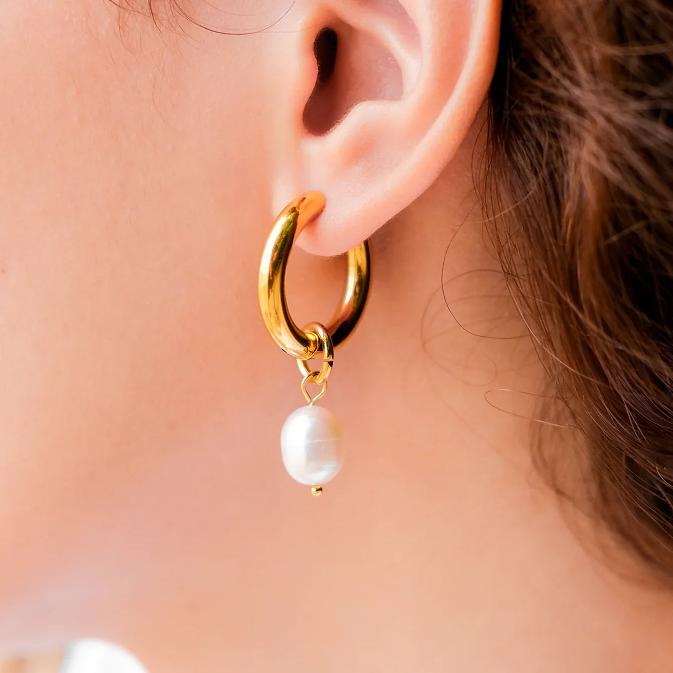 [Echo Fine]Stella Pearl Earrings