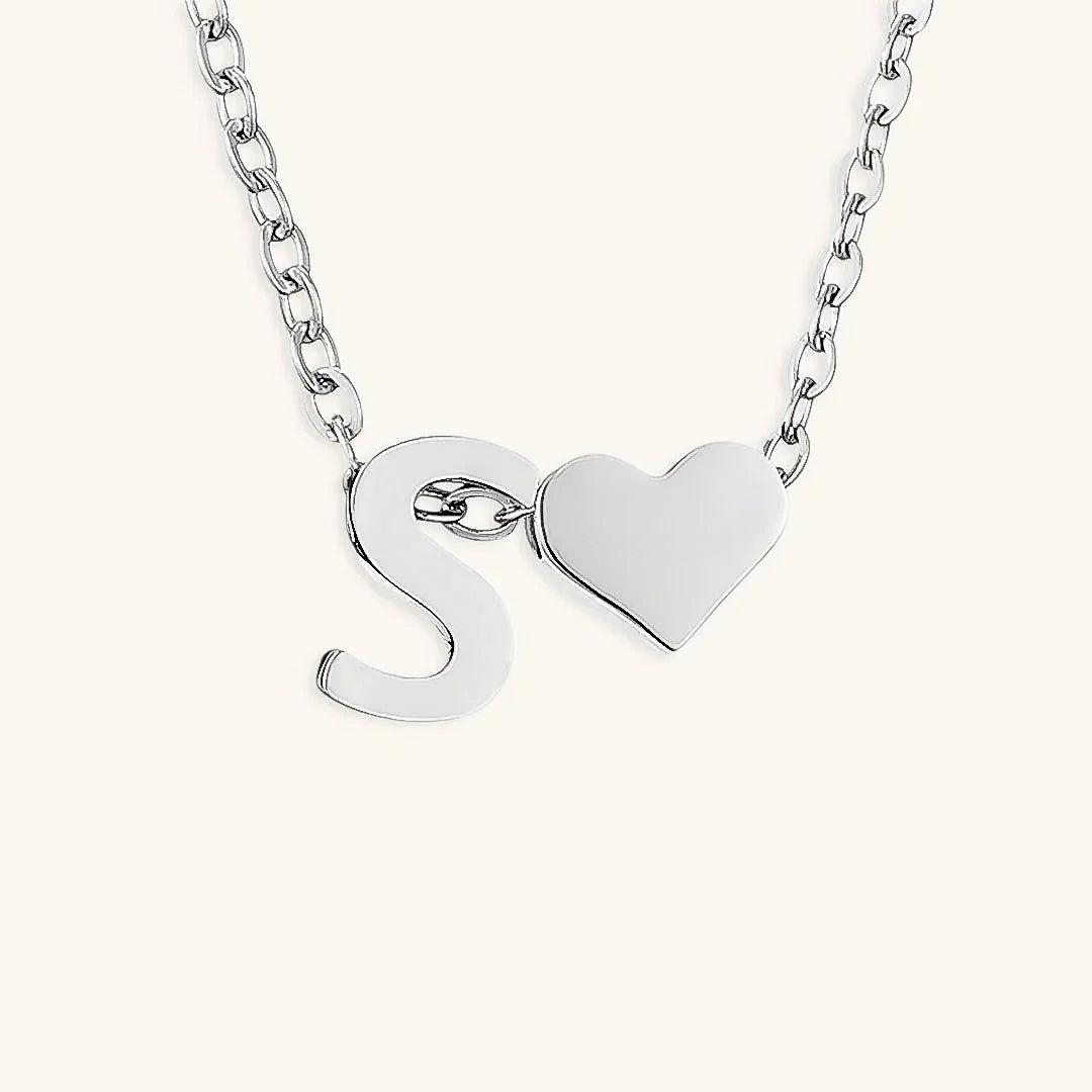 [Echo Fine]Ria Initial Letter Gold Necklace